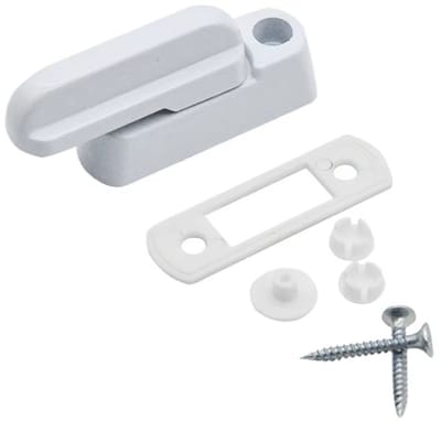Actie4you® - Raam Blocker - Deur & Raamslot Anti Diefstal - Extra Home Security voor Ramen en Deuren – Kozijn Slot – Wit – 4 Sets