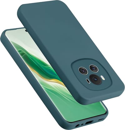 Cadorabo Hoesje geschikt voor Honor Magic 6 in LIQUID GROEN - Beschermhoes gemaakt van flexibel TPU silicone Case Cover
