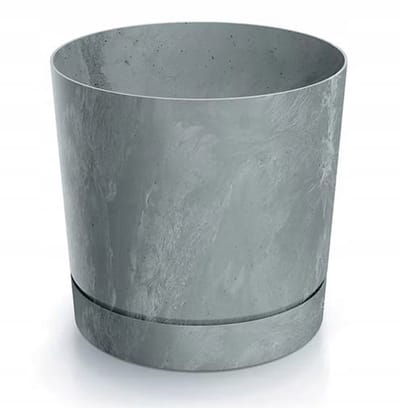Prosperplast Tubo P Serie - Bloempot - Beton Effect - 12,8 cm - Kunststof