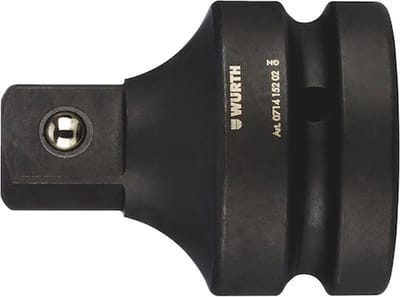 Wurth - 1 inch krachtconnector met 3/4 inch buitenvierkant en kogelvergrendeling - 1 inch krachtconnector met 3/4 inch buitenvierkant en kogelvergrendeling x 1 st Aansluiting (S1) 3/4 inch
