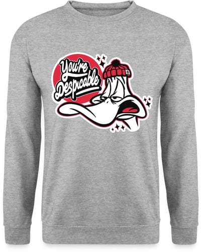 Looney Tunes Daffy Duck Despicable Sweater Heren