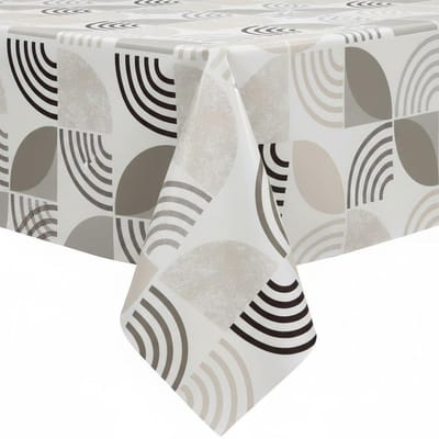 Protecttable - Tafelzeil Grafisch Patroon 140x110cm - Tafelkleed Afwasbaar - Kunststof