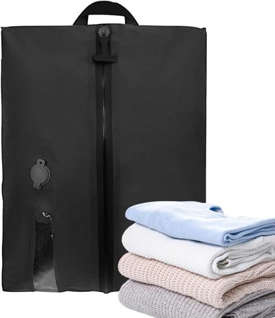 Vacuümzakken - Compressiezakken - Ruimte Besparen - Waterdicht - 48.5 x 25.8 cm - Zwart