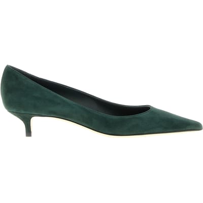 Jimmy Choo Bicolor Leren Middenhak Pumps