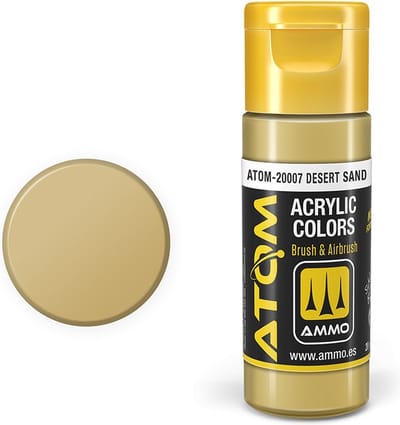 AMMO by Mig Jimenez Hobbyverf Acrylverf - MIG 20007 ATOM - Desert Sand - Acryl - 20ml Verf flesje - 20 ml