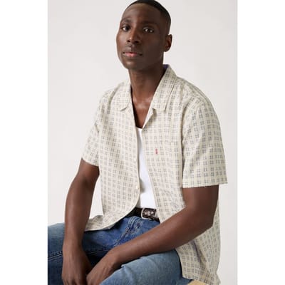 Levi's Ss Sunset Standard Camp Hendrick Indigo Taglia: S | Camicie Casual Outlet | Uomo | Giallo