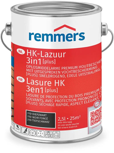 Remmers Induline T670 plus diepzwart 2,5 liter (voorheen bekend als Induline GW310)