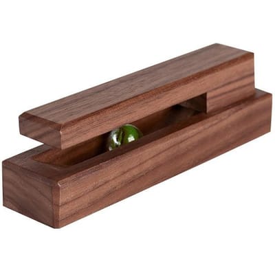 Nordic Walnut Handdoekhaak Sterke Viscose Wandhanger Deur Houten Creativiteit Haak Gratis Ponsen Badkamer Huis Hotel Opslag bruin
