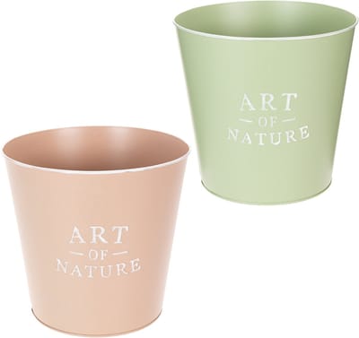 Ronde plantenbak van Art of Nature, decoratief en veelzijdig, voor pla