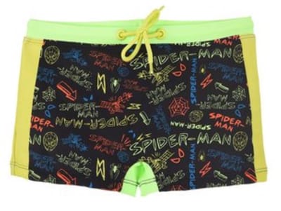 Marvel Spiderman Zwembroek - Zwemboxer - Fluor Groen - Maat 98
