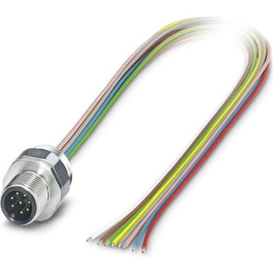 Phoenix Contact 1424140 Sensor/actuator inbouwconnector M12 Aantal polen (sensoren): 4 Stekker, inbouw 0.50 m 1 stuk(s)