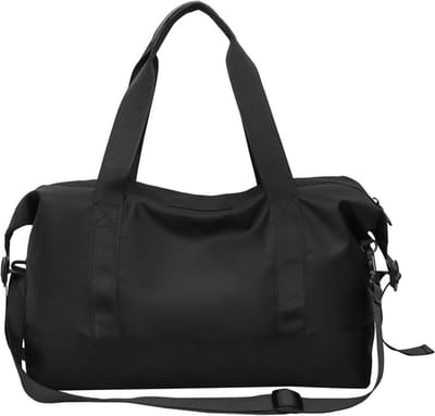 Handbagage 20 L voor Vliegtuig - Opvouwbare Reistas met Schouderriem, Waterafstotend en Compact, Beige en Modern
