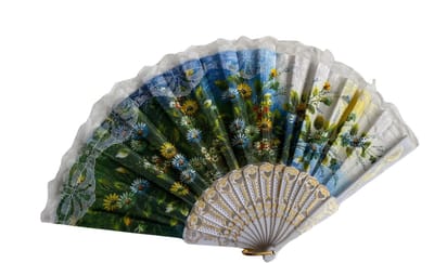 Handige Handwaaier / Waaier / Wapper | Festival Waaier | Spaanse Waaier - Groen