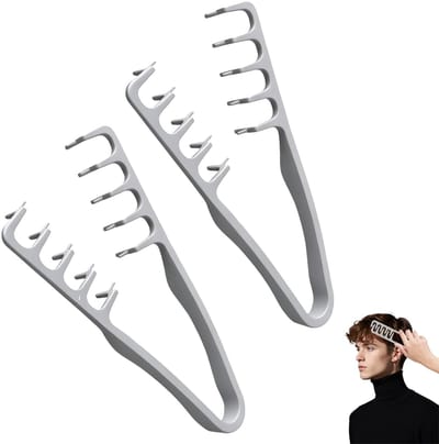 Dailygoods- Haarstylingkam - Volumegevende brede tand - Antiklit ontwerp - Naadloos hulpmiddel - Geschikt voor dames/heren - Zacht voor haar en hoofdhuid - Haarborstel