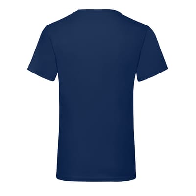 Fruit of the Loom Heren Valueweight V Neck T-shirt (Marine)