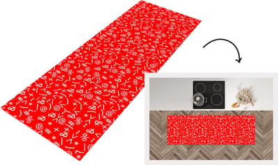 Keukenloper - Loper keuken - Wiskunde - Nummers - Cijfers - Patronen - 150x50 cm - Keukenloper vinyl