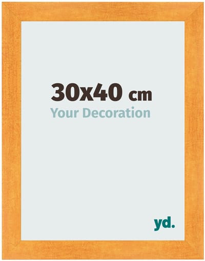Your Decoration - Fotolijst 30x40 cm - MDF - Oranje - Pisa