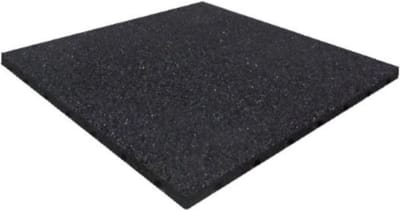 Terrastegel Rubber 50 x 50 (25 mm) zwart