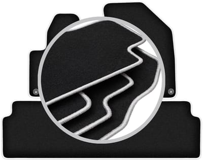 CARLUX-SILVER automatten voor: Citroen C5 III X7 liftback, sedan, stationwagen, tourer (2008-2017)