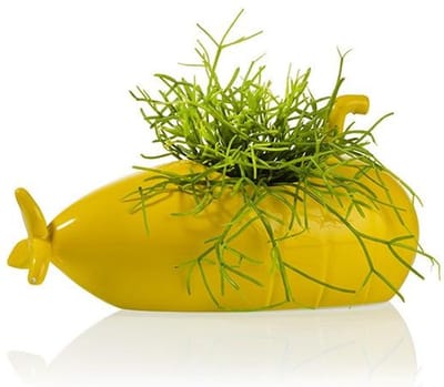 Yellow submarine bloempot - Bitten Design
