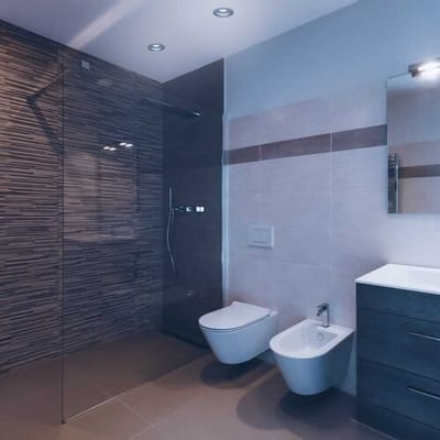 Set van 6 HOFTRONIC Mari - LED inbouwspot verdiept RVS - 6000K Daglicht wit - Verwisselbare GU10 5 Watt 400 Lumen - Dimbaar - IP65 waterdicht - Voor binnen en buiten - Zaagmaat:67-75mm - Inbouwdiepte: 111mm - Voor binnen - badkamer en buiten