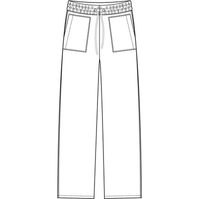 Dames broeken met lange wijde pijpen Pulz Jeans Luca