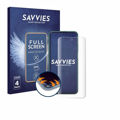 Savvies - Screenprotector voor Nokia X20 - Folie Beschermfolie transparant volledig dekking 4 Stuks