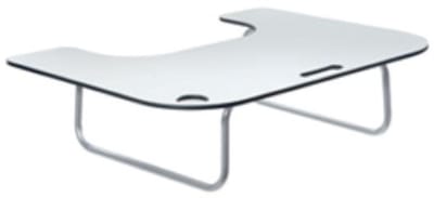 Antibacteriële Ergonomische Leestafel LE200 – Bedtafel voor Laptop, Lezen en Eten in Bed – Medische Bedtafel met Uitsparing – CE Gecertificeerd – 70x55 cm