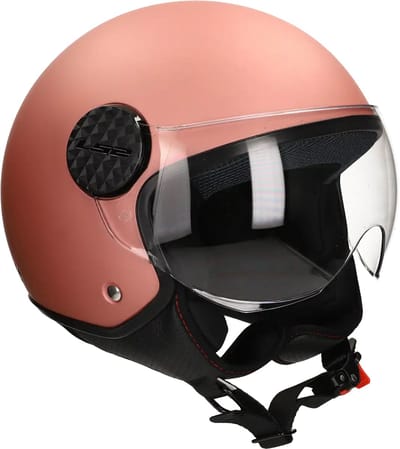 LS2 Sphere II Pilot OF558 Rosé Gold maat XS Scooterhelm - Motorhelm met Jethelm Design