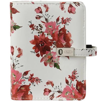 1311-15 Pocket 6 Ringband Roze Rood 1 week per 2 paginas 2026-2027-2028