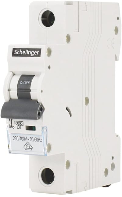 Schelinger Installatieautomaat 20A B-karakteristiek - 1-polig - 230/400V - A02-G8-1P-B20 - IP20