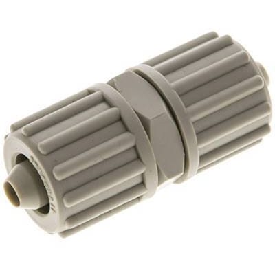 12x6mm Pp Rechte Knelfitting 10bar Kunststof en Polyamide