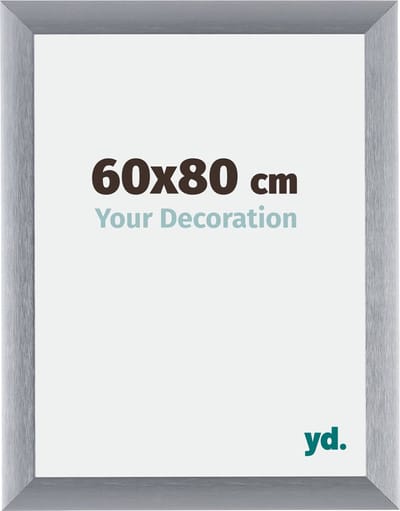 Your Decoration - Fotolijst 60x80 cm - Aluminium - Zilver Geborsteld - Tucson