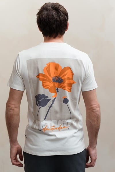 T-shirt TS Blooming Kultivate zomer 2026 wit mt XL-52