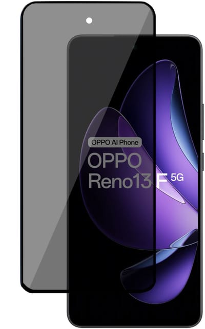 TechNow Privé Screenprotector geschikt voor OPPO Reno 13 F / FS - Privacy Beschermglas - Privacy Proteqt+