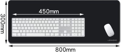 Lennexo XXL Gaming Muismat | Anti Slip Gaming Muismat XXL | Desktop Mousepad - 80x30cm