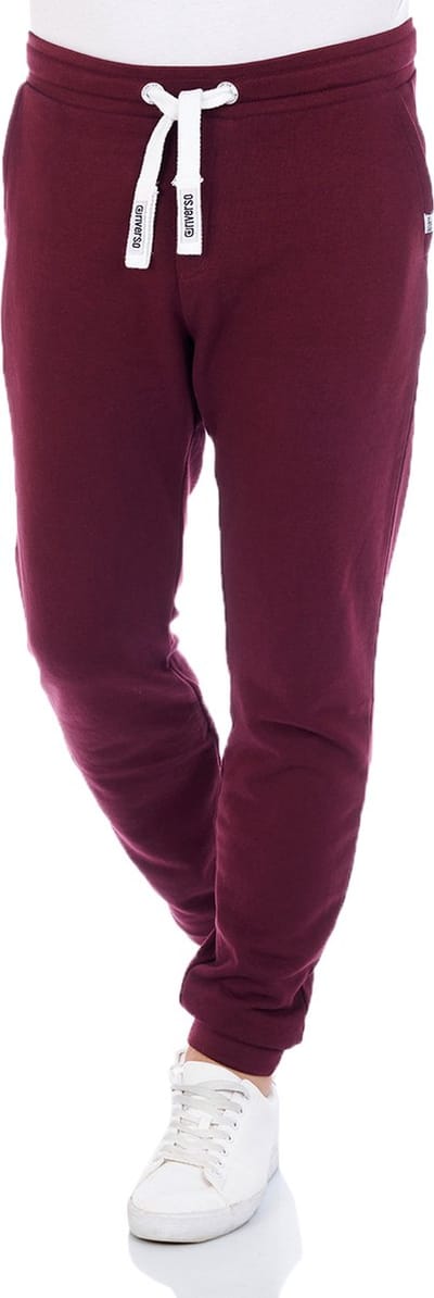 riverso Heren Joggingbroek RIVLino regular/straight Rood M Volwassenen Sweatpants / Sweatbroek