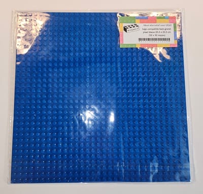 brickparts.nl - grondplaten 32x32 noppen, 25.5cm x 25.5cm | blauw | is compatibel met het bekende merk.