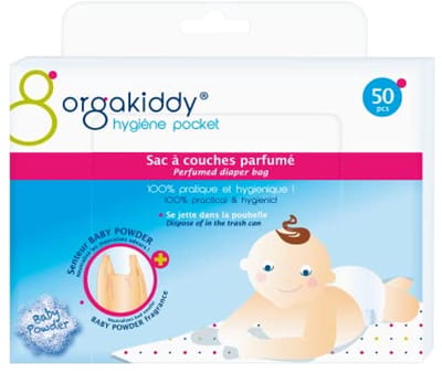 Luiertas met Geur en Talk - Beige - 50 Stuks
