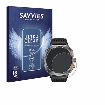 Savvies - Screenprotector voor Rogbid Titan V 1.75" - Folie Beschermfolie transparant 18 Stuks