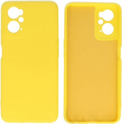 Fashion Backcover Telefoonhoesje - Color Hoesje - Geschikt voor Oppo A96 - Geel