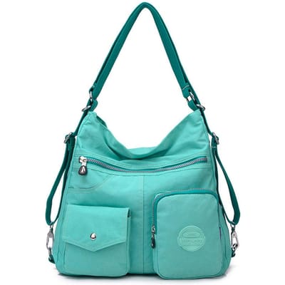 Nieuwe Nylon Tas met Grote Capaciteit Lichtgewicht Multi-rugzakstijl Eénschouder Crossbody Rugzak Reistas