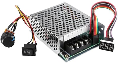 PWM DC motor snelheidsregelaar 10-55V 12V 24V 36V 48V 60A met schakelfunctie en LED-display voor optimale motorprestaties