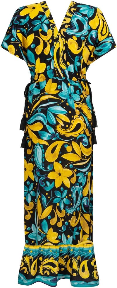 Chic by Lirette - Kimono jurk Frangipani - Tealsun - S
