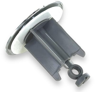 Dailygoods- Afvoerstop Universeel - Excentrische Plug - 1 1/4 Inch - 65 mm Diameter - Verchroomd Metaal - Efficiënte Afdichting - Afvoerplug