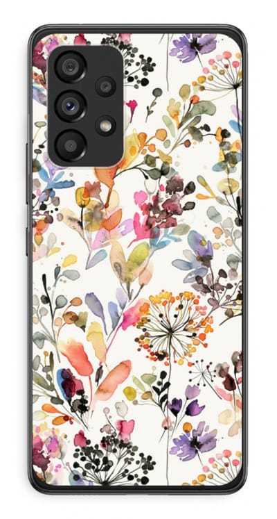 Case Company® - Hoesje geschikt voor Samsung Galaxy A53 5G hoesje - Wilde grassen - Soft Cover Telefoonhoesje - Bescherming aan alle Kanten en Schermrand