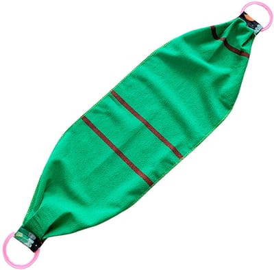 Daity 1 stuk exfoliërende rugscrubborstel - handdoek voor het wassen van de rug in de douche - handdoek voor het bad - exfoliërend voor mannen en vrouwen - scrubborstel voor het lichaam (groen)