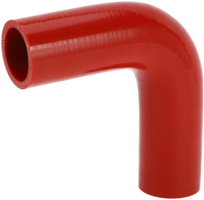 Dailygoods- Inlaatpijp 90 Graden - Silicone Slang - 38mm Binnendiameter - 120mm Lengte - 5mm Dikte - Hoge Temperatuur Bestendig - Siliconenslang