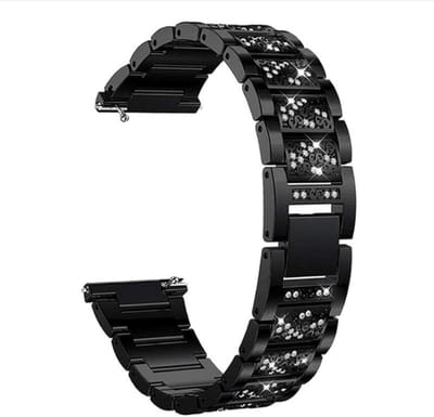 Luxe StrasLuxe Strass Metalen Bandje Geschikt voor Apple Watch - 38/40/41mm