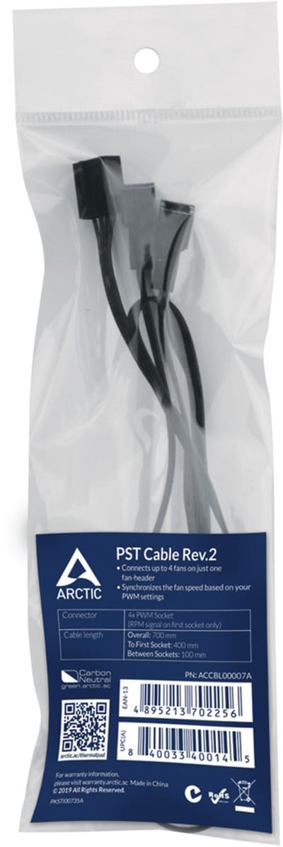 Arctic PST Cable Rev. 2 Zwart